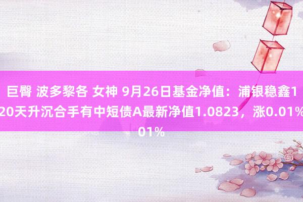 巨臀 波多黎各 女神 9月26日基金净值：浦银稳鑫120天升沉合手有中短债A最新净值1.0823，涨0.01%