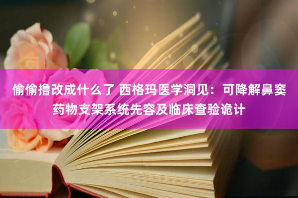 偷偷撸改成什么了 西格玛医学洞见：可降解鼻窦药物支架系统先容及临床查验诡计