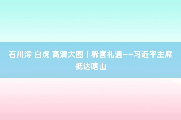 石川澪 白虎 高清大图丨稀客礼遇——习近平主席抵达喀山