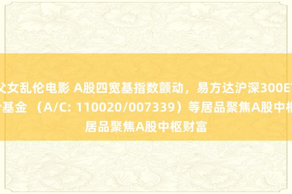 父女乱伦电影 A股四宽基指数颤动，易方达沪深300ETF聚合基金 （A/C: 110020/007339）等居品聚焦A股中枢财富